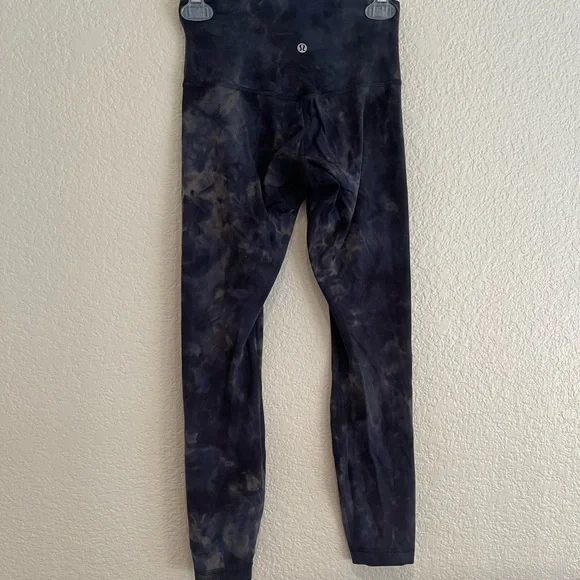 Lululemon Align 25” Pant - Diamond Dye Graphite Grey Bronze Green - Picture 4 of 6